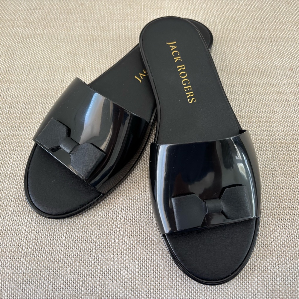 Jack Rogers Black Slide Sandals